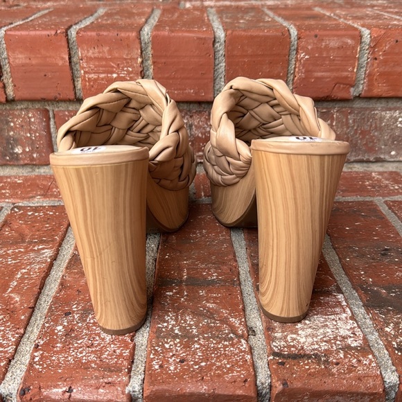 Jessica Simpson Supira Women’s Size 10 Beige Woven Platform Heels - Picture 4 of 7